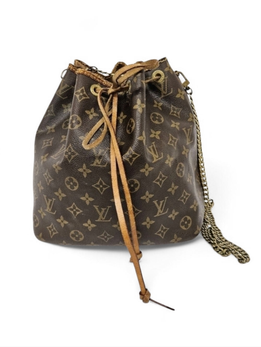 Louis Vuitton Noe Bucket Bag in Monogram Canvas and Leather